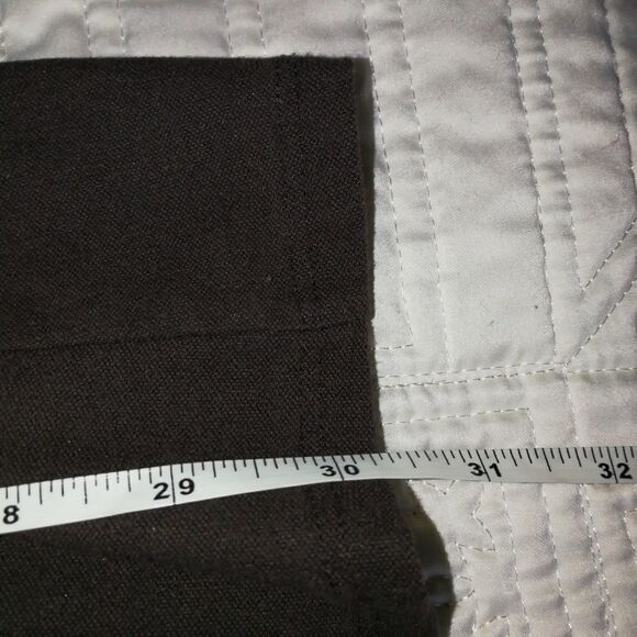 Eileen FISCHER Dark Chocolate LagenlookZipper Front Long Cardigan / Blazer Small - Picture 11 of 13